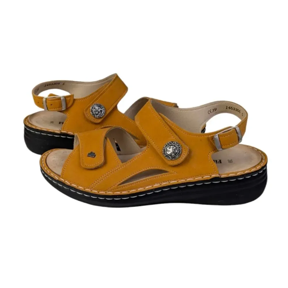 Finn Comfort Barbuda Mellow Sandals Size 39 US 8/8.5  EUC $295    S3293